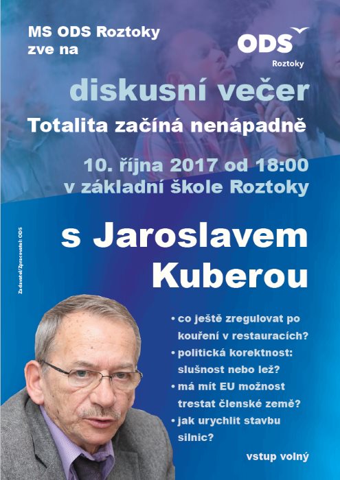 Diskusní večer s Jaroslavem Kuberou